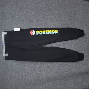 Pokémon Black Sweatpants, Athletic Pants Size Small